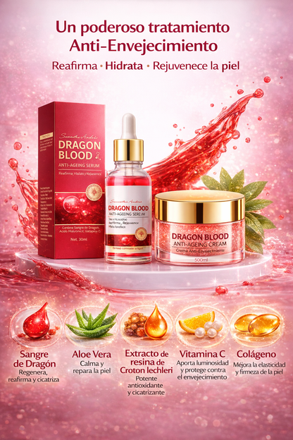 Pack de Serum y Crema de Sangre de Dragon | Tu piel será la envidia de todas