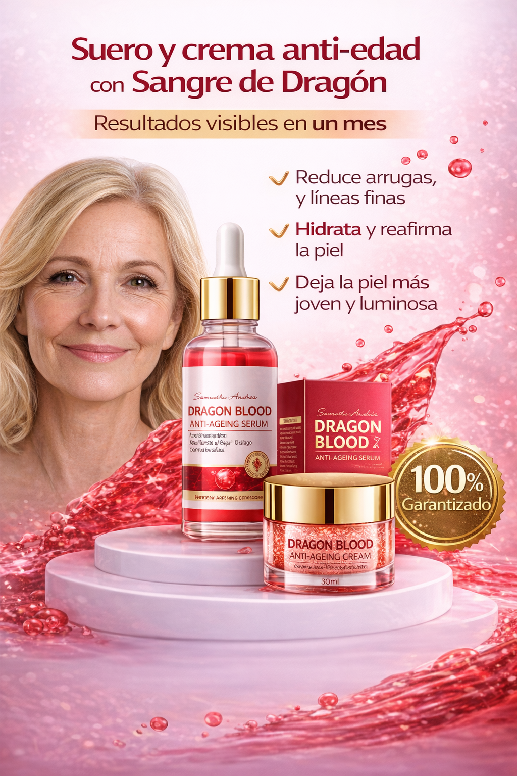 Pack de Serum y Crema de Sangre de Dragon | Tu piel será la envidia de todas